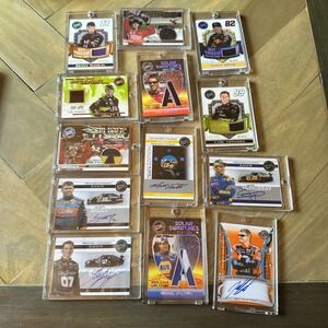 13pc 2009 NASCAR Card Lot‎ Autographs Relics Kenseth Edwards Hamlin Waltrip